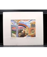 Bracha Brym-Lavee "The Peace Rainbow" Signed  Jerusalem Jewish Art 2001 ... - $49.99