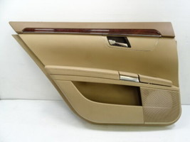 10 Mercedes W221 S400 S550 door panel, left rear, brown/tan - $102.84
