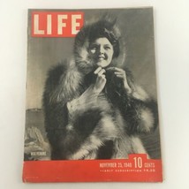 VTG Life Magazine November 25 1940 Wolverine Feature, Newsstand - $14.25