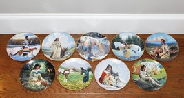 Princesses of the Plains Plate Collection LOT 9 Native American David Wright VTG - £84.24 GBP