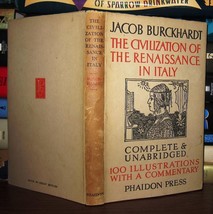 Burckhardt, Jacob The Civilization Of The Renaissance In Italy Copyright-Editio - £63.71 GBP