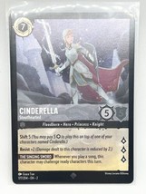 Cinderella Stouthearted Lorcana Rise of the Floodborn Super Rare Foil 177/204 - £14.19 GBP