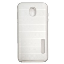 For Samsung J3 2018 Cross Stripes Case SILVER - £4.60 GBP