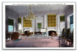 Declaration Chamber Independence Hall Philadelphia PA UNP WB Postcard N20 - £1.52 GBP