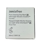 Innisfree Pore Clearing Clay Mask 3.38 OZ 100 ML W Super Volcanic Clusters - $19.44 CAD