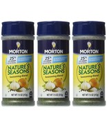 (3PACK) Morton Salt Nature&#39;s Seasons Seasoning Blend, 25% Less Sodium, 7... - £20.07 GBP