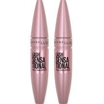 Maybelline Lash Sensational Washable Mascara Makeup, Blackest Black, 2 Count.. - $29.69