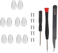 5 Pairs Eyeglass Screw-In Nose Pads,  Glasses Nose Piece Replacement Repair Kit - £8.95 GBP