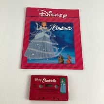 Disney Princess Cinderella Book Musical Cassette Tape Classic Story Vint... - $459.42 MXN