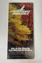 Piedmont Airlines PEP Timetable Fall Themed 1986 - £11.11 GBP