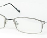 LASSALLE H030-5 Silber/Schwarz Brille Premium Rahmen 50-20-138mm Italien - $64.44