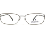 Brooks Brothers Glasses Frame BB1036 1514 Shieldplate Grey Wire Rim 55-1... - $74.37