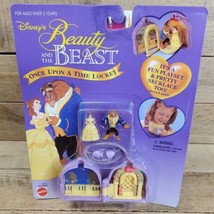 Mattel Disney’s Beauty &amp; The Beast Once Upon A Time Locket Necklace Play... - £20.18 GBP