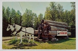 Tom&#39;s Logging Camp &amp; Museum Trading Post Duluth,Minnesota Chrome Postcard - £9.24 GBP