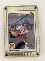 Juan Gonzalez Texas Rangers 1990 Upper Deck Framed Baseball Card - £7.90 GBP
