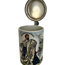 Vintage West Germany Beer Stein Lid Konig Ludwig II Von Bayern 1845-1886 - £46.85 GBP