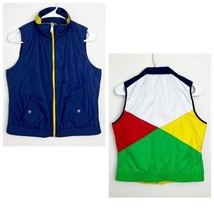 Ralph Lauren Reversible Nautical Golf Vest Size Petite Medium Primary Co... - $29.77