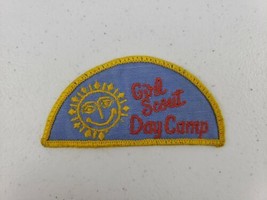 Vintage GSA Girl Scouts Of America 4&quot; Girl Scout Day Camp Patch Sunshine... - £7.86 GBP