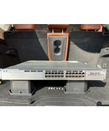 Cisco WS-C3750X-24P-S 24 Port PoE+ 10/100/1000 Gigabit Switch Stackable - £101.88 GBP