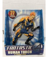 NEW MARVEL FANTASTIC FOUR 4 HUMAN TORCH FLAME 12&quot; FIGURE - £18.31 GBP