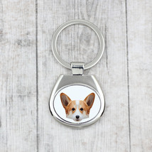 A key pendant with a Pembroke Welsh Corgi  dog. A new collection with th... - $12.89