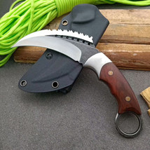 KARAMBIT HIGH-END DC53 STEEL SCORPION CLAW KNIFE OUTDOOR SURVIVAL WITH S... - $68.00