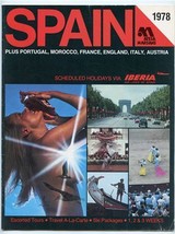 Iberia Air Lines of Spain 1978 Holidays Booklet Portugal Morocco France Italy  - £14.03 GBP