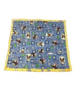 Baby Quilt Snowmen Penguins Holly Hobbie Cat Print Gender Neutral 24&quot; by... - $27.08