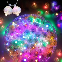 100Pcs Balloon Lights, Long Standby Time Mini Ball Light, Round Led Multicolor F - £19.17 GBP