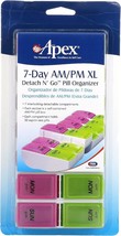 DSS 7-Day AM/PM Extra Large Detach N&#39; Go Pill Organizer Each One - £19.97 GBP