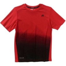 Russell Athletics Boys Short Sleeve Poly Tee Red Fire X-SMALL 4-5 - £7.17 GBP