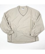 Cutter &amp; Buck WindTec Mens Golf Windbreaker Jacket Tan Size XL Pullover ... - $200.40 MXN