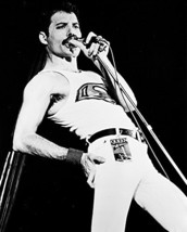 Queen B&amp;W 16x20 Canvas Giclee Freddie Mercury Vest And Tight Pants Concert - £56.25 GBP