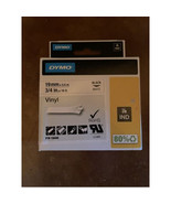 Dymo 18445 DYMO RHINO 3/4IN X 18FT, WHITE VINYL LABELS - $71.46 CAD