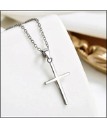 STERLING SILVER PETITE CROSS NECKLACE (Free Shipping)  - $27.95
