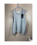Chaser Womens Cold Shoulder Round Neck Sweatshirt Blue Size Small NWT - $511.24 MXN