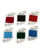Splendor Strandable 12-ply 100% Silk Thread Lot of 6 Jewel Colors Red Bl... - £18.20 GBP