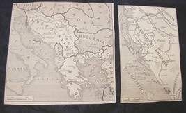 1940s Kingdom of Croatia Baltic Printing Body Cutting Courier Maps-
show orig... - £10.27 GBP