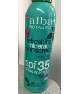 Alba Botanica refreshing Mineral Sun Screenherbal Spray 35 SPF 6 Oz Skin... - $351.65 MXN