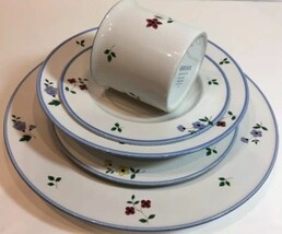 Savoir Vivre &quot;CHATEAU FLEUR&quot; Ceramic 5 Piece Place Setting Set for 1 japan JJ038 - £23.65 GBP