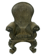 Hobby Lobby Mini Brown Chair Figurine for Santa 8.5&quot; Tall x 4.75&quot; x 5&quot; R... - $25.54 CAD
