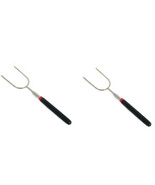 2 pack Stainless Steel Telescoping Fork 9.5&quot; to 34&quot; Campfire Roasting Sk... - €6,16 EUR