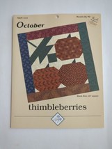 Month by Month MBM 010 October Quilt Pieced Pattern By Thimbleberries 16x16 - $8.54