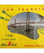 San Francisco California 1960s Kodachrome Natural Color Photo Prints Boo... - $24.99