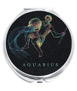 Aquarius Zodiac Stars Compact with Mirrors - Perfect for your Pocket or ... - £9.37 GBP