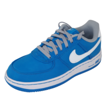 Nike Air Force One PS 596729 400 Little Kids Blue Sneakers Leather Sz 10.5 Vntg - £40.33 GBP