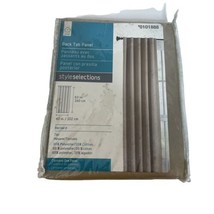 Style Selections One Walker Panel Blackout Curtain Tan Cafe 63"X40" #0119795 - $12.03