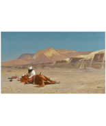 Art Giclee Printed Painting Jean Léon Gérôme - Rider and his Steed in th... - €10,19 EUR+