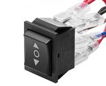  Rocker Switch, 6 Pin Momentary DPDT Rocker Switch, 3-Position (ON)-Off-... - $27.07
