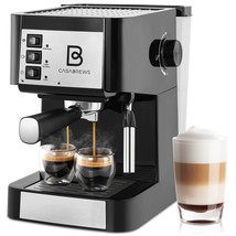 20 bar Double Espresso Coffee Machine Milk Frother Wand Detachable Water... - $79.19